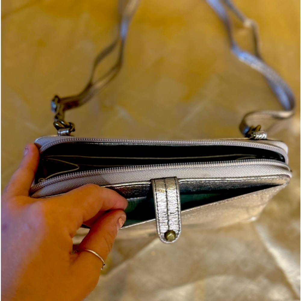 Silver the sak phone wallet cross body purse
